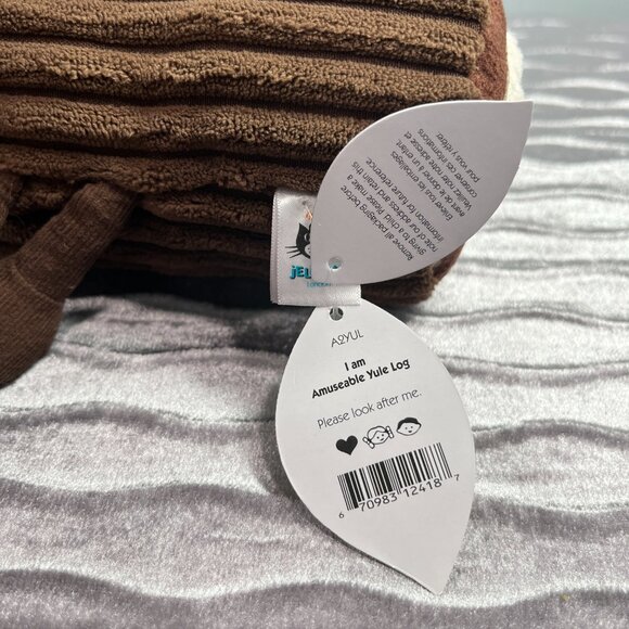 RARE Jellycat Amuseable Yule Log BNWT - Picture 5 of 5